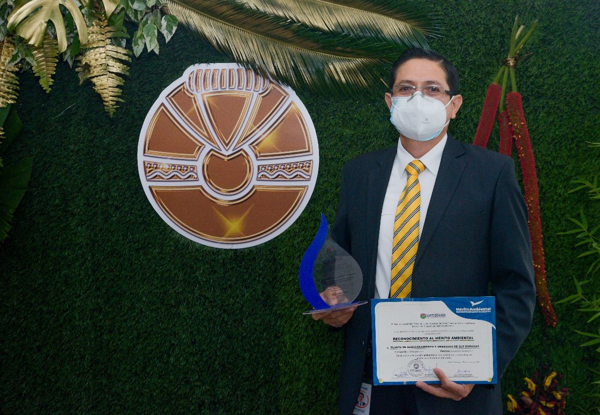 Duragas Abastible recibe reconocimiento al mérito ambiental, Duragas Abastible Ecuador