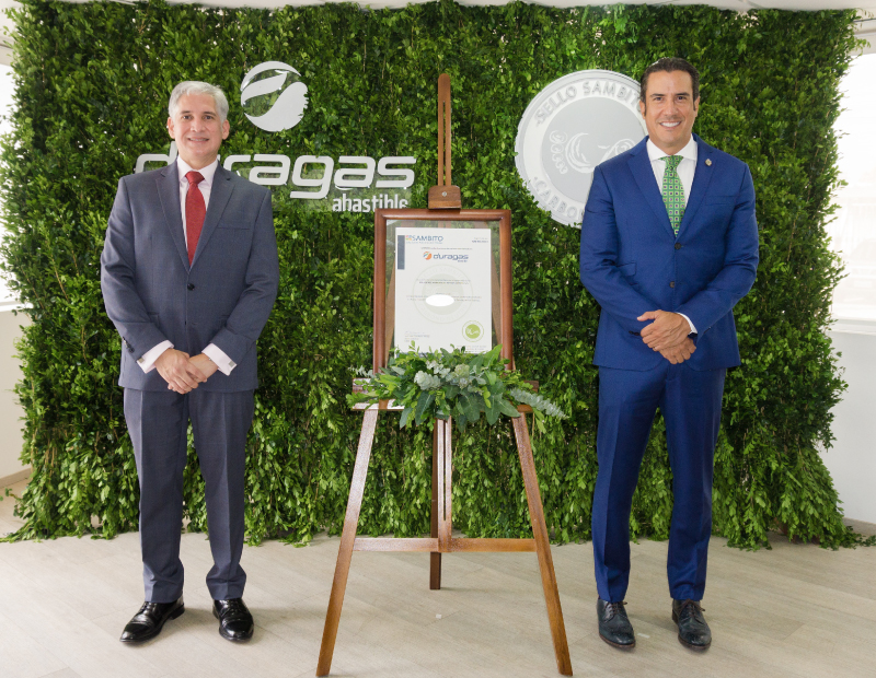 Primera empresa del Ecuador de Gas Licuado de Petróleo (GLP) en lograr el aval de Carbono Neutro