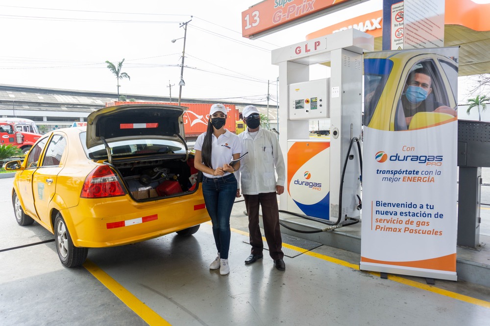 Nueva estación de servicio de gas para taxis Duragas Pro