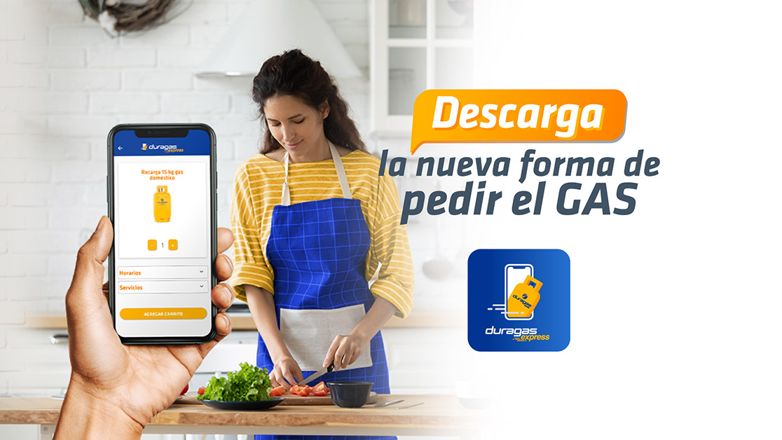 Duragas Express, la nueva forma de pedir el gas