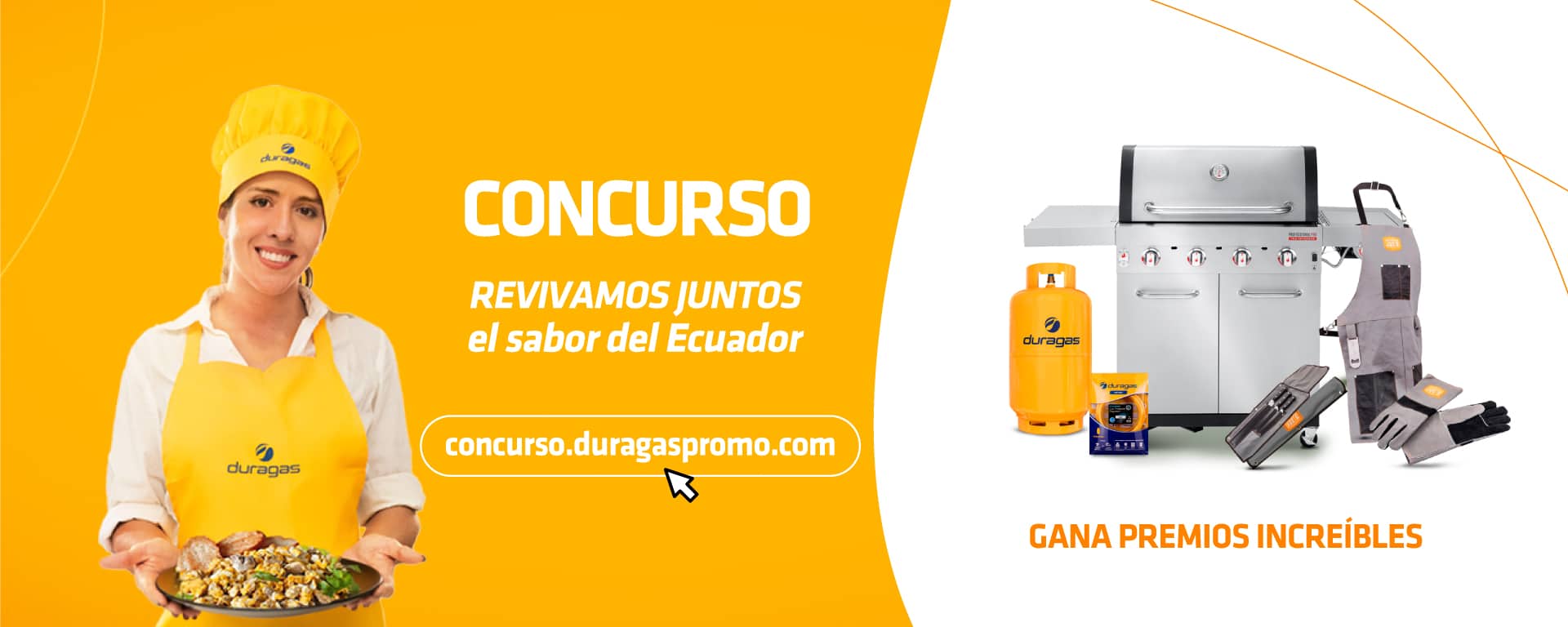 La energía de tu cilindro amarillo Duragas está presente en la cuarta temporada de Masterchef Ecuador